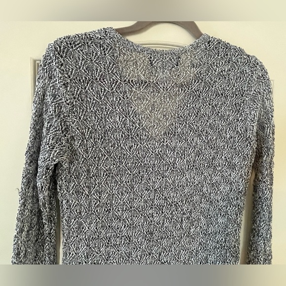 Jones New York Collection Charcoal Gray One button Cardigan Women’s Medium - Picture 5 of 10